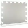 Image de Miroir Maquillage Lumineux 15 LED 3 Modes 58x46x12cm Blanc