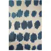 Image de Tapis salon et chambre moderne tissé plat 140x200 cm Bleu