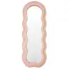 Image de Grand Miroir Mural Asymétrique Teddy 160x60x4 cm Rose