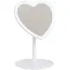 Image de Miroir maquillage led rechargeable abs 38x19,5x18cm blanc