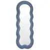 Image de Grand Miroir Mural Asymétrique Teddy 160x60x4 cm Bleu