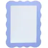 Image de Miroir Mural Asymétrique Métal 65x50x2,5cm Bleu
