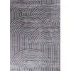 Image de Tapis à poils ras motif arc en ciel - Gris - 80x150 cm