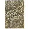 Image de Tapis tissé plat léopard marron 120x170 cm