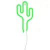 Image de GINGA Lampe LED Cactus Décorative   Éclairage ambiance, Fonctionne sur piles ou USB-A, Design lumineux -Vert - Neuf