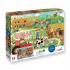 Image de Puzzle éducatif 2 x 24 pièces : Ferme et Ville pour enfants à partir de 3 ans - Neuf