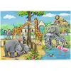 Image de Puzzle 2X24 Pièces - Plongez dans l'Univers du Zoo avec Vos Héros Préférés - Neuf