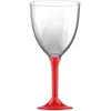 Image de 20 Verres maxi avec pieds - Rouge