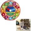 Image de Melissa & Doug Horloge éducative pour enfants Horloge en bois Puzzle cubes à assembler