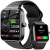 Image de Montre connectée IDW15, Bluetooth, IP68, pour Android/iOS, noir