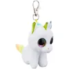 Image de ty 7135040 Peluche licorne Pixy blanc/coloré - 8,5 cm, Clip
