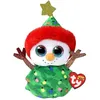 Image de Ty Beanie Boo's Christmas Snowman Tree 15cm