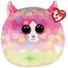 Image de ty 39239 Figurine en peluche Squishy Beanies - Chat Sonny, 20 cm