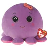 Image de Ty Squish-a-Boo's, "Octavia", pieuvre violette, différentes tailles : "Octavia"- env. 25 cm