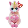 Image de Ty Beanie Babies Bellies Skylar Unicorn, 15cm