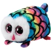 Image de Ty Teeny Tys Hootie hibou multicolore 10cm Peluche