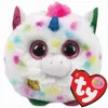 Image de TY PUFFIES Harmonie mascotte de licorne 10cm 42512