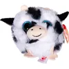 Image de Ty Moophy Vache Doudou Puffies Noir-Blanc - Plus moelleux