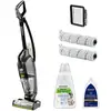 Image de Aspirateur vertical CROSSWAVE 3528N HYDROSTEAM PET Bissell - Noir et argent, sans sac, nettoyage sec et humide - Neuf