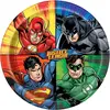 Image de Sachet de 8 Assiettes Justice League ™ 21,9 cm