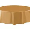 Image de Nappe plastique RONDE   Or mat RONDE