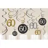 Image de Virvatelles en papier mÃ©tallisÃ© - 60 Sparkling Celebration - DorÃ©e x12