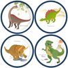 Image de Assiettes Happy Dinosaure x8