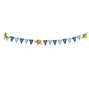 Image de Guirlande Lettres en papier Happy Birthday Happy Dinosaure - 180 x 8.9 cm