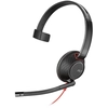 Image de POLY Blackwire 5210 Casque Avec fil Arceau Appels/Musique USB Type-A Noir, Rouge - Neuf