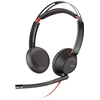 Image de POLY Blackwire 5220 Casque Avec fil Arceau Appels/Musique USB Type-C Noir, Rouge - Neuf