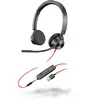 Image de POLY Blackwire 3325 Casque Avec fil Arceau Bureau/Centre d'appels USB Type-A Noir, Rouge - Neuf