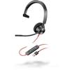 Image de POLY 3310 Casque Avec fil Arceau Appels/Musique USB Type-A Noir - Neuf