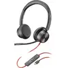 Image de POLY Blackwire 8225 Casque Avec fil Arceau Bureau/Centre d'appels USB Type-C Noir - Neuf