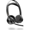Image de POLY Voyager Focus 2 UC Casque Avec fil &sans fil Arceau Bureau/Centre d'appels USB Type-C Bluetooth Noir