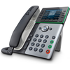 Image de Poly Edge E320 - Téléphone IP - noir - argenté - dans la bande - 8 lignes - touches - 320 x 240 pixels