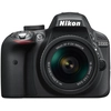 Image de Nikon D3300 + AF-P 18-55mm VR Kit d'appareil-photo SLR 24,2 MP CMOS 6000 x 4000 pixels Noir - Neuf
