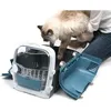 Image de Caisse de transport Catit Cabrio Carrier 53 x 27 x 40,5 cm bleu-gris
