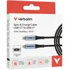 Image de Verbatim 31848 Verbatim Sync & Charge USB-C vers USB-C 100 W Écran 120 cm