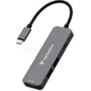 Image de Adaptateur USB-C 3.0 Verbatim Essentials - 4 ports (Gris) #2POURCENT