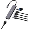 Image de Verbatim 32158 Hub & Concentrateur Usb 3.2 Gen 1 (3.1 Gen 1) Type-c 5000 Mbit/s Gris