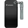 Image de Verbatim Pocket Ssd 2 To External Drive - Porte-clés avec câble Usb-C 3.2 Gen.2 Noir/Gris/Noir/Gris 32194