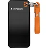 Image de Verbatim Pocket Ssd 2 To External Drive - Porte-clés avec câble Usb-C 3.2 Gen.2 Noir/Orange/Noir-Orange 32197