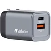 Image de Verbatim Gan 35Wusb-C/Usb-A chargeur secteur + adaptateur Eu/Uk/Us Gnc-35 32200
