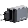 Image de VERBATIM Chargeur secteur GNC 1x port USB-A + 2x ports USB-C 65W (Noir) - Neuf