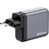 Image de Chargeur secteur Verbatim GNC 2x ports USB-A + 2x ports USB-C 100W (Noir) #2POURCENT