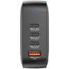 Image de VERBATIM MINI GAN CHARGER 165W 4 PORT US/EU/UK ADP WCF (P) - Neuf