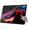 Image de Verbatim Portable 14 FHD Touch Monitor LIGHT Moniteur portable Noir 35,6 cm (14 ) LCD 1920 x 1080 pixels - Neuf