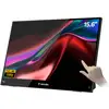 Image de Verbatim Portable 15.6 FHD Touch Monitor LIGHT Moniteur portable Noir 39,6 cm (15.6 ) LCD 1920 x 1080 pixels - Neuf