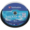 Image de Verbatim CD-R 80 mn 52X 700 Mo Extra protection surface Spindle de 10 en occasion ou reconditionné