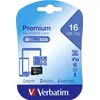 Image de Verbatim Micro SDHC 16Go, 16384 MB, Micro Secure Digital High-Capacity (MicroSDHC), 10 MB/s